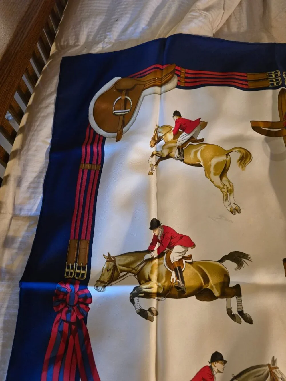 Hermes Silk Scarf Jumping